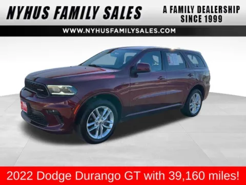 Red 2022 Dodge Durango GT for sale in Perham, MN