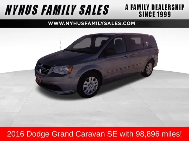 Silver 2016 Dodge Grand Caravan SE for sale in Perham, MN