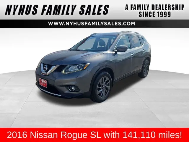 Gray 2016 Nissan Rogue SL for sale in Perham, MN