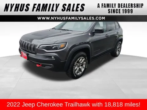 Gray 2022 Jeep Cherokee Trailhawk for sale in Perham, MN