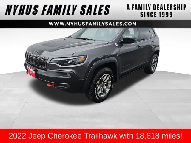 Gray 2022 Jeep Cherokee Trailhawk for sale in Perham, MN