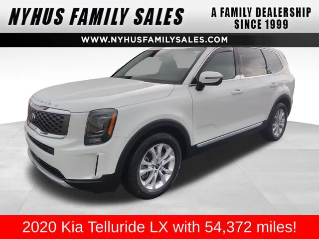 White 2020 Kia Telluride LX for sale in Perham, MN