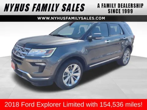 Gray 2018 Ford Explorer Limited for sale in Perham, MN