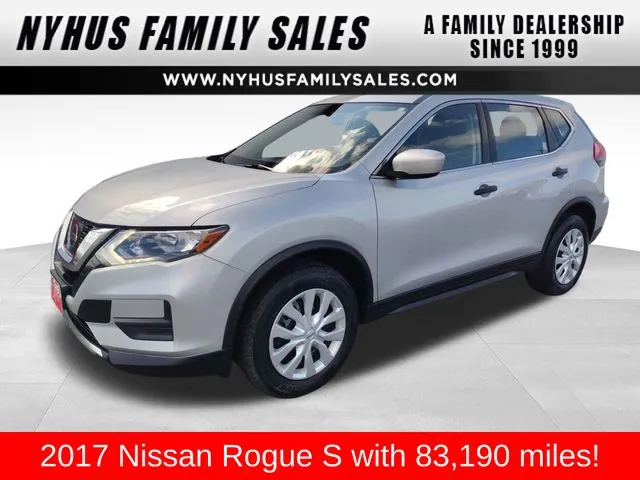 Silver 2017 Nissan Rogue S for sale in Perham, MN