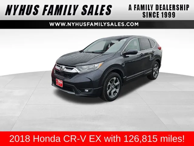 Gray 2018 Honda CR-V EX for sale in Perham, MN