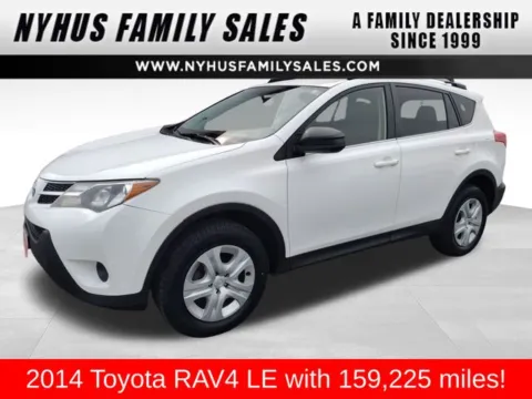 White 2014 Toyota RAV4 LE for sale in Perham, MN