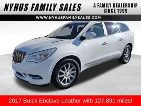 White 2017 Buick Enclave Leather Group for sale in Perham, MN