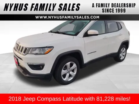 White 2018 Jeep Compass Latitude for sale in Perham, MN