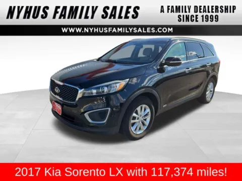Black 2017 Kia Sorento LX for sale in Perham, MN
