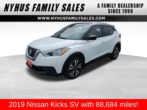 White 2019 Nissan Kicks SV for sale in Perham, MN