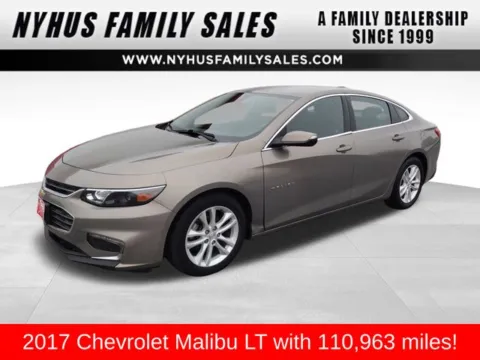 Gray 2017 Chevrolet Malibu LT for sale in Perham, MN