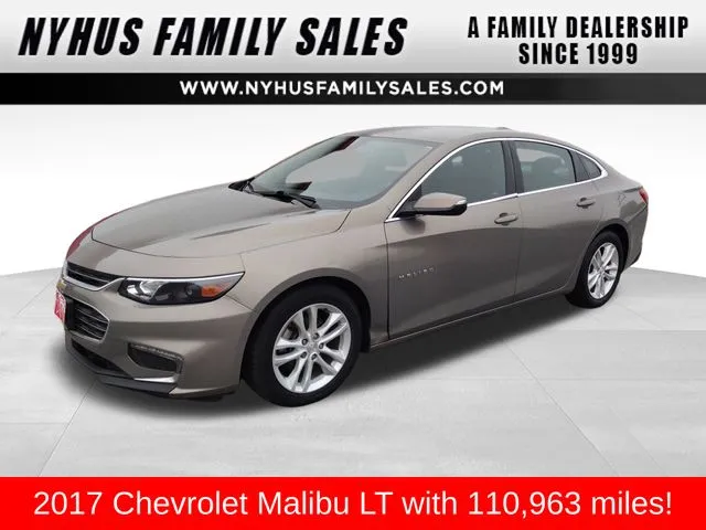 Gray 2017 Chevrolet Malibu LT for sale in Perham, MN