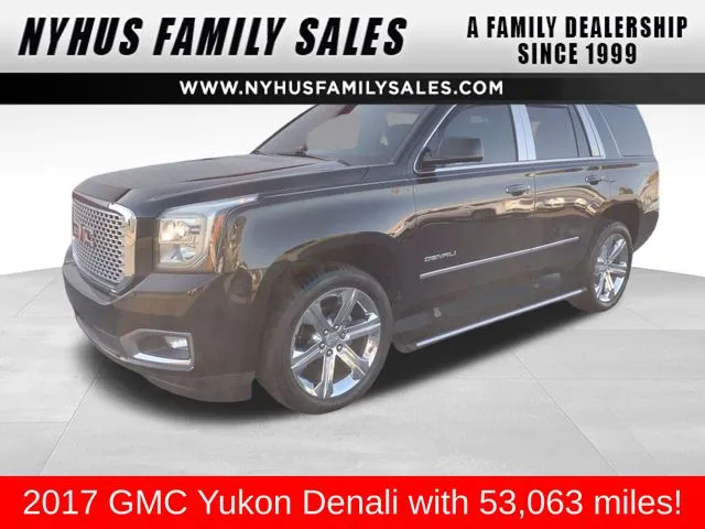 Black 2017 GMC Yukon Denali for sale in Perham, MN