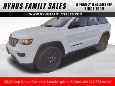 White 2019 Jeep Grand Cherokee Upland Edition for sale in Perham, MN