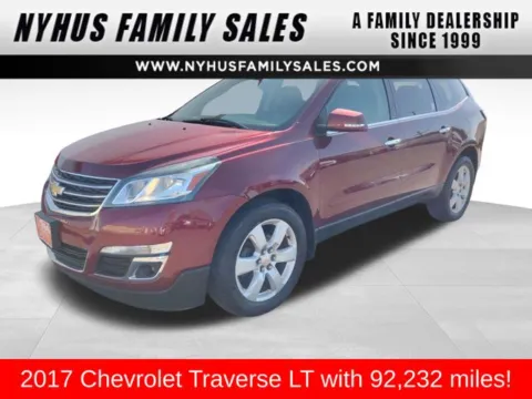 Red 2017 Chevrolet Traverse LT for sale in Perham, MN