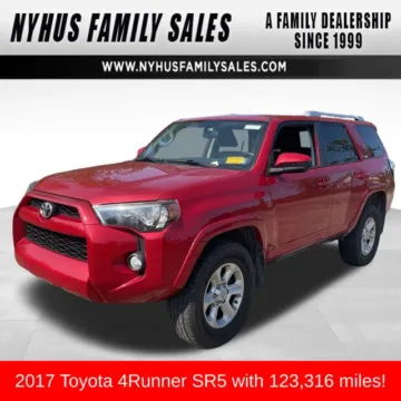 Red 2017 Toyota 4Runner SR5 for sale in Perham, MN