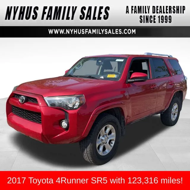 Red 2017 Toyota 4Runner SR5 for sale in Perham, MN