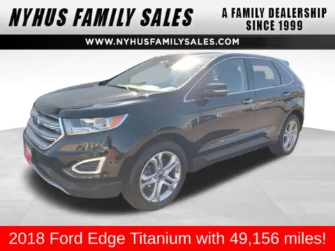 Black 2018 Ford Edge Titanium for sale in Perham, MN