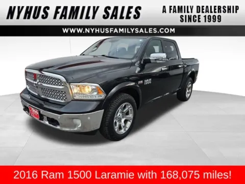 Black 2016 Ram 1500 Laramie for sale in Perham, MN