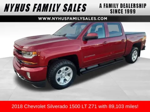 Red 2018 Chevrolet Silverado 1500 LT for sale in Perham, MN