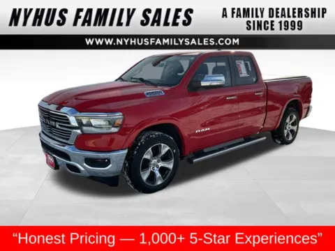Red 2019 Ram 1500 Laramie for sale in Perham, MN