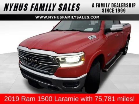 Red 2019 Ram 1500 Laramie for sale in Perham, MN