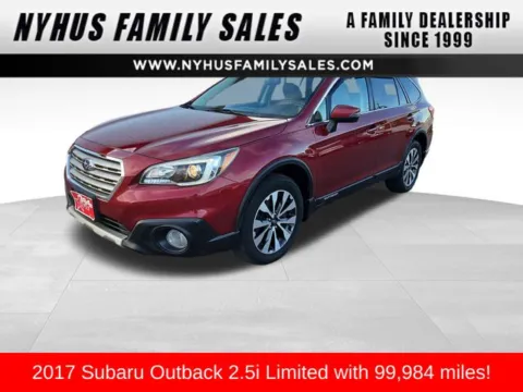 Red 2017 Subaru Outback 2.5i for sale in Perham, MN