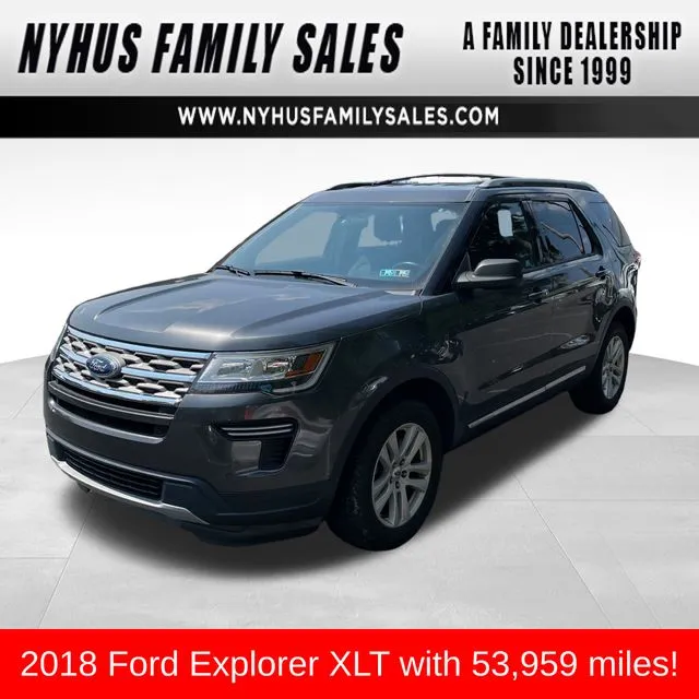 Gray 2018 Ford Explorer XLT for sale in Perham, MN