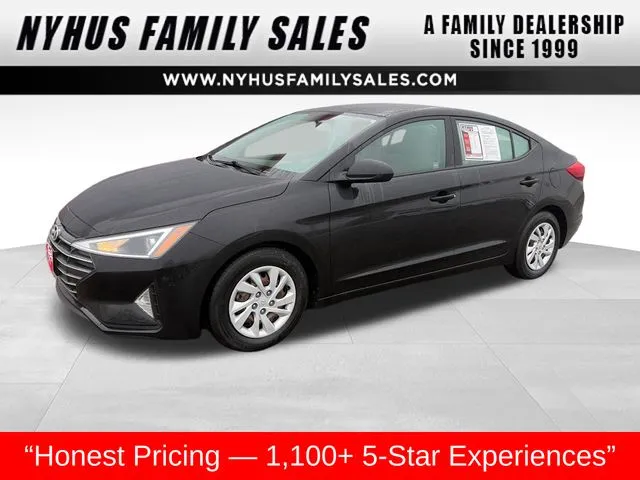 Black 2019 Hyundai Elantra SE for sale in Perham, MN