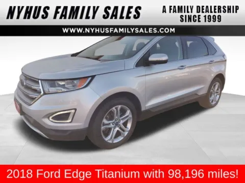 Silver 2018 Ford Edge Titanium for sale in Perham, MN