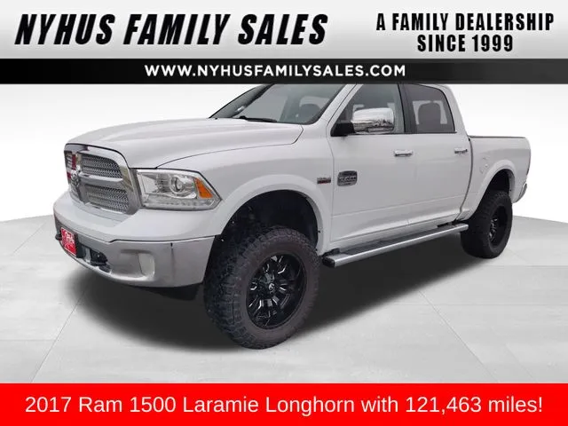 White 2017 Ram 1500 Laramie Longhorn for sale in Perham, MN