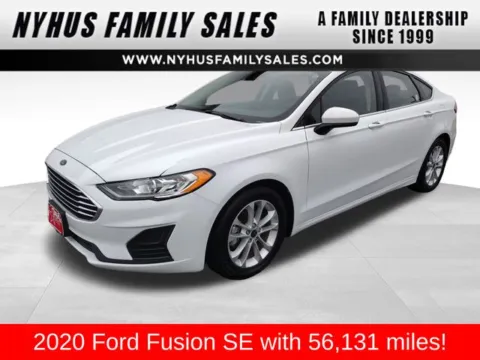 White 2020 Ford Fusion SE for sale in Perham, MN