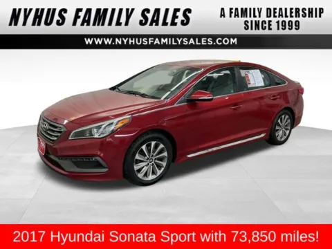 Red 2017 Hyundai Sonata Sport for sale in Perham, MN