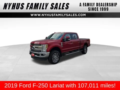 Red 2019 Ford F-250SD Lariat for sale in Perham, MN
