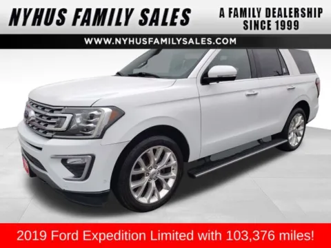 White 2019 Ford Expedition Limited for sale in Perham, MN