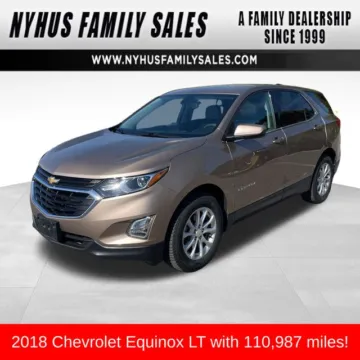 Beige 2018 Chevrolet Equinox LT for sale in Perham, MN