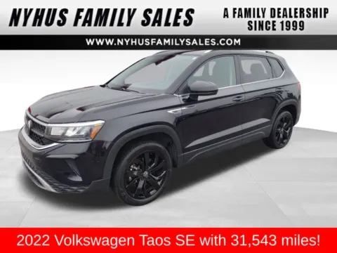 Black 2022 Volkswagen Taos 1.5T SE for sale in Perham, MN