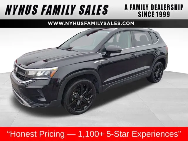 Black 2022 Volkswagen Taos 1.5T SE for sale in Perham, MN