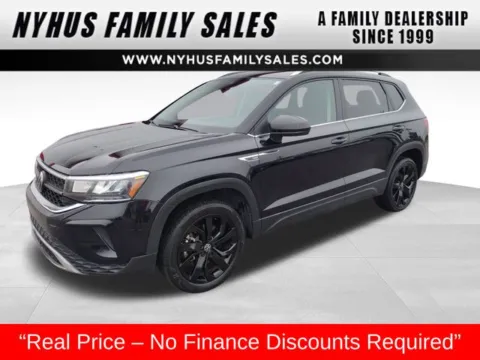 Black 2022 Volkswagen Taos 1.5T SE for sale in Perham, MN