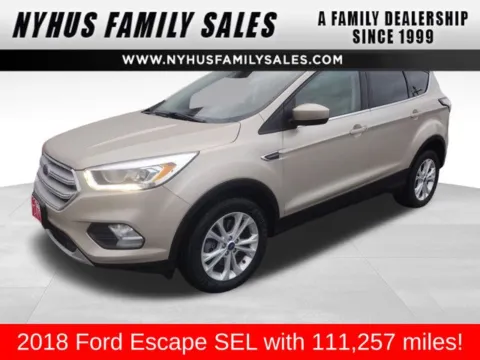 White 2018 Ford Escape SEL for sale in Perham, MN