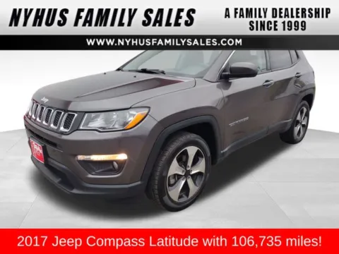 Gray 2017 Jeep New Compass Latitude for sale in Perham, MN