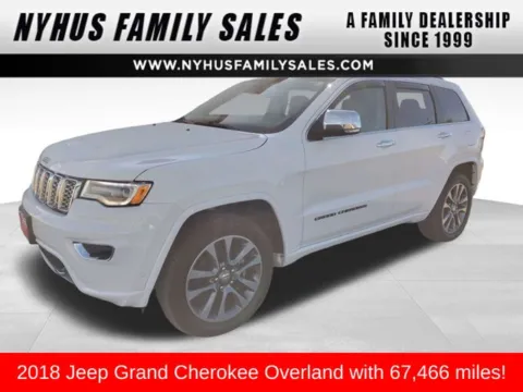White 2018 Jeep Grand Cherokee Overland for sale in Perham, MN