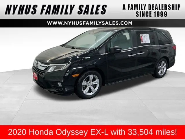 Black 2020 Honda Odyssey EX-L for sale in Perham, MN