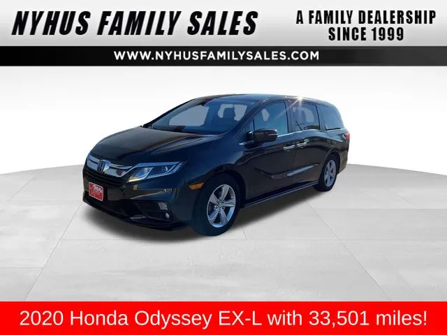 Black 2020 Honda Odyssey EX-L for sale in Perham, MN