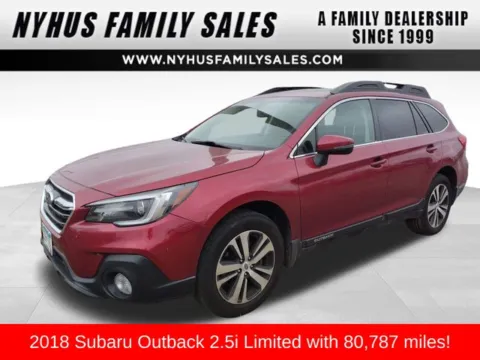 Red 2018 Subaru Outback 2.5i for sale in Perham, MN