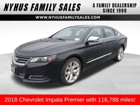 Black 2018 Chevrolet Impala Premier for sale in Perham, MN