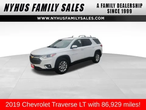 White 2019 Chevrolet Traverse LT for sale in Perham, MN
