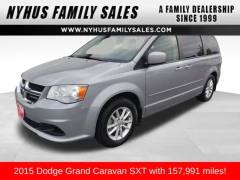 Silver 2015 Dodge Grand Caravan SXT for sale in Perham, MN