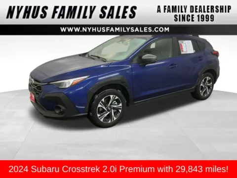Blue 2024 Subaru Crosstrek Premium for sale in Perham, MN