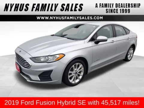 Silver 2019 Ford Fusion Hybrid SE for sale in Perham, MN